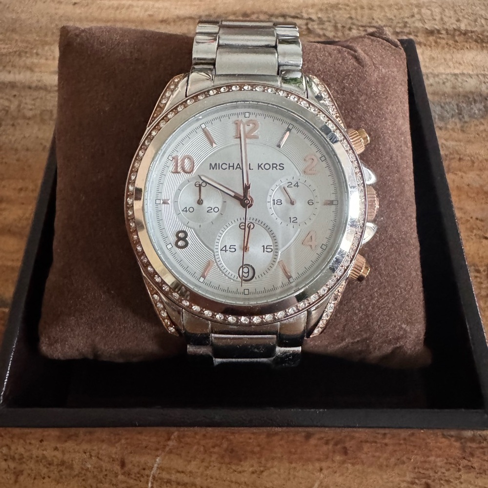 Michael Kors Two-Tone Crystal Watch